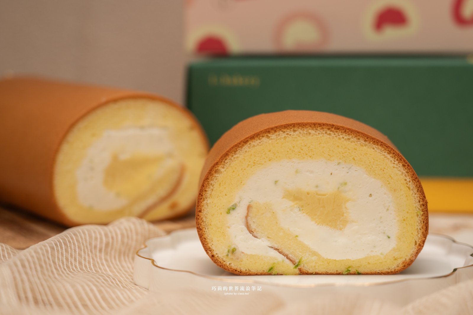 【台中彌月蛋糕推薦】1％bakery 香檸乳酪生乳捲、檸檬磅蛋糕、香草輕乳酪3款人氣宅配彌月蛋糕推薦 @巧莉的世界流浪筆記
