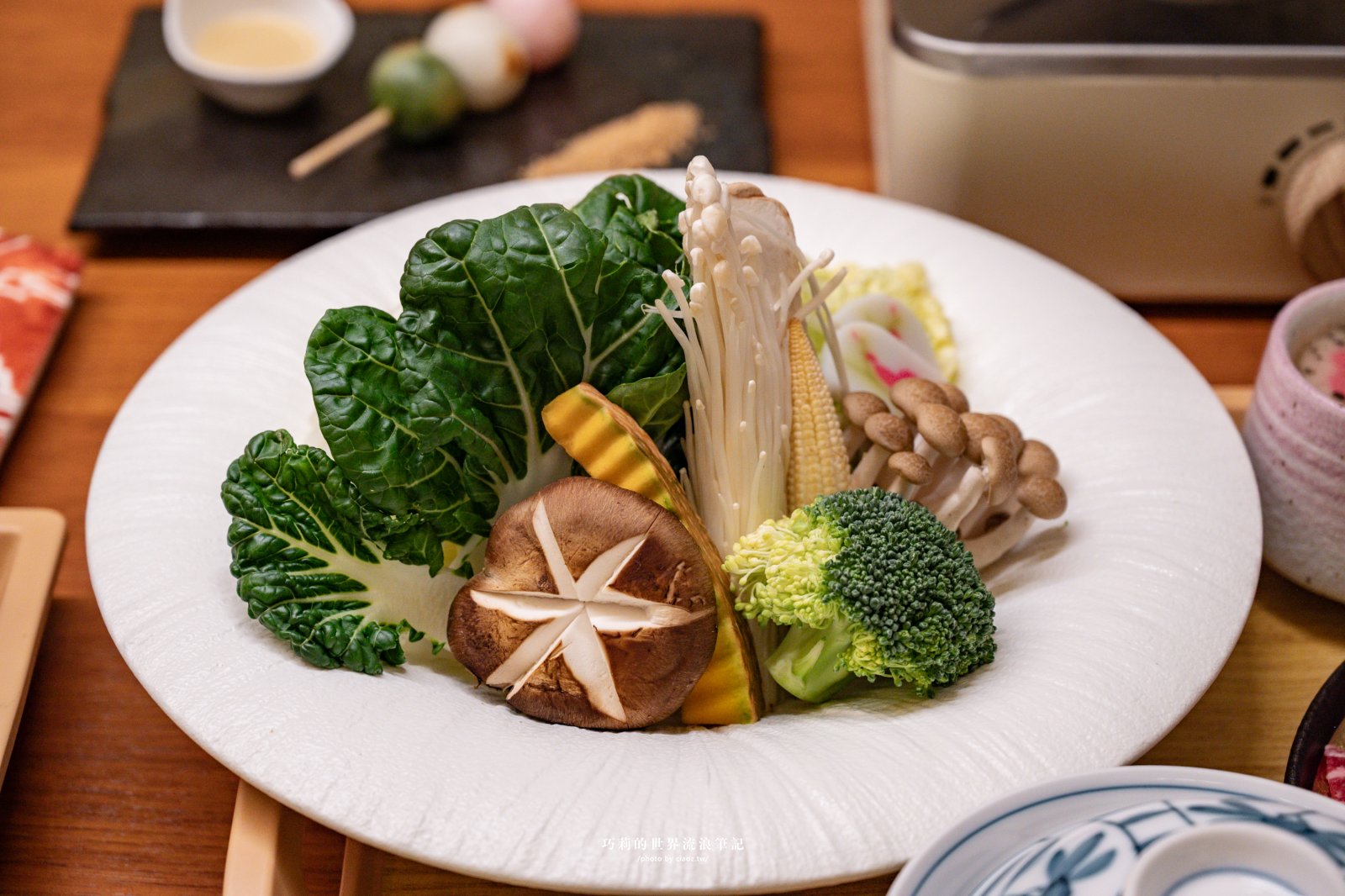 千汌 にほんりょうり｜平日限定濃郁豆乳鍋，連毛孩都有專屬免費玉子燒！台中最寵毛孩的高質感寵物友善日本料理 @巧莉的世界流浪筆記