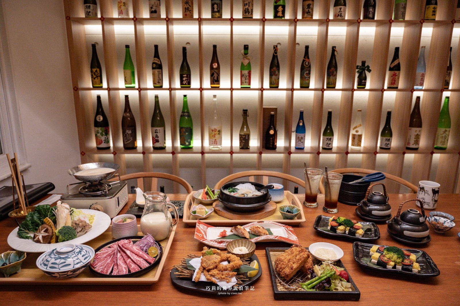 千汌 にほんりょうり｜平日限定濃郁豆乳鍋，連毛孩都有專屬免費玉子燒！台中最寵毛孩的高質感寵物友善日本料理 @巧莉的世界流浪筆記