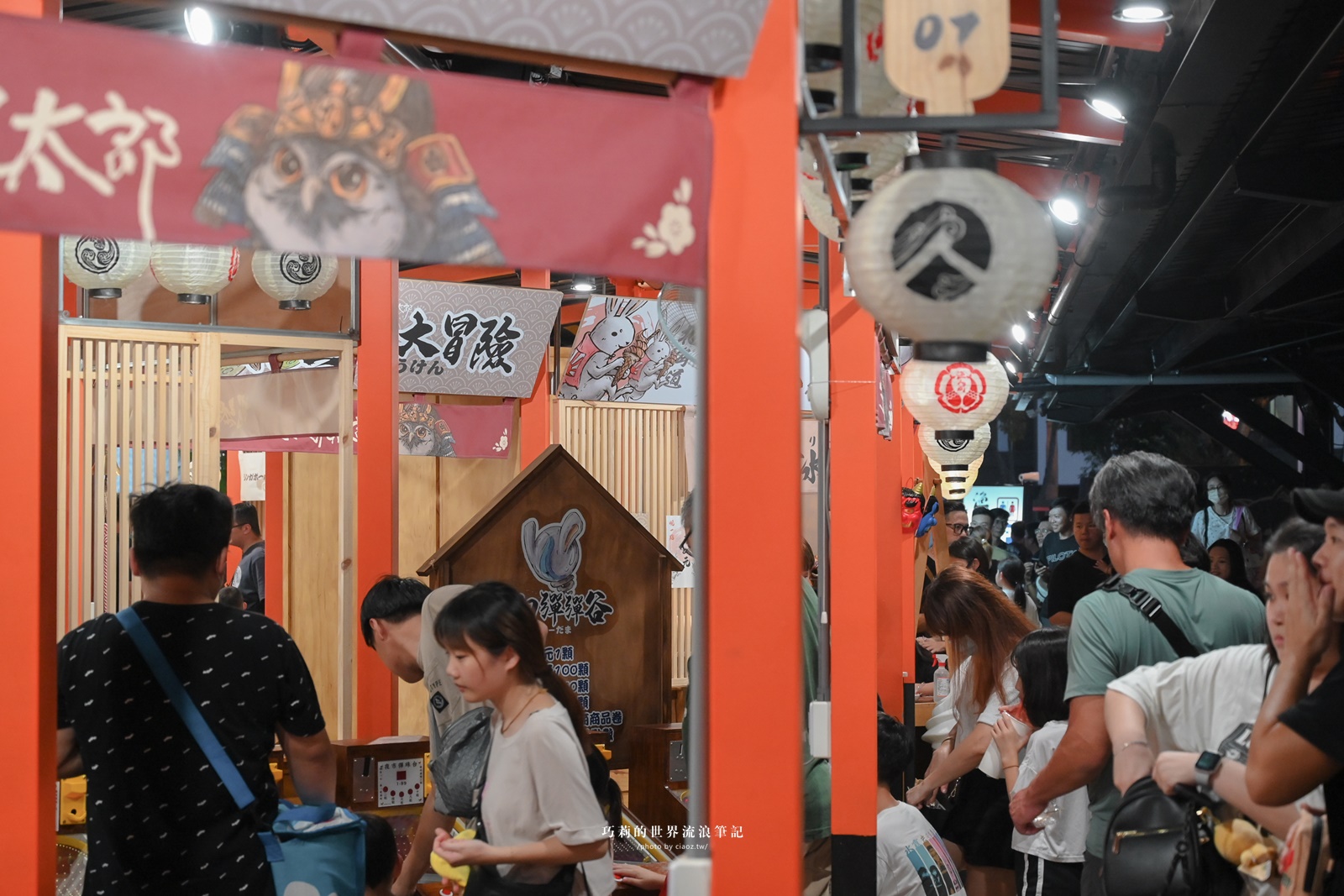 台中漁人町日本星光市集｜巨大招財貓來了！傳統魚市場變身屋台夜市，全台唯一日本星光市集！ @巧莉的世界流浪筆記