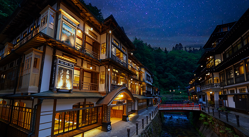 【日本溫泉百選】銀山溫泉住宿地圖12家｜住一晚再去藏王樹冰，深入感受大正年代的浪漫氣息 @巧莉的世界流浪筆記