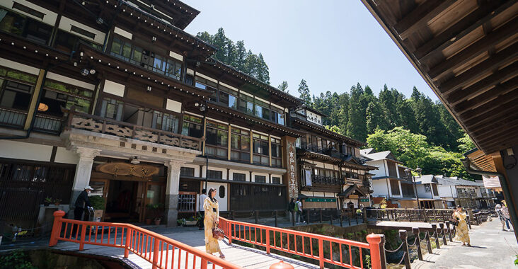 【日本溫泉百選】銀山溫泉住宿地圖12家｜住一晚再去藏王樹冰，深入感受大正年代的浪漫氣息 @巧莉的世界流浪筆記