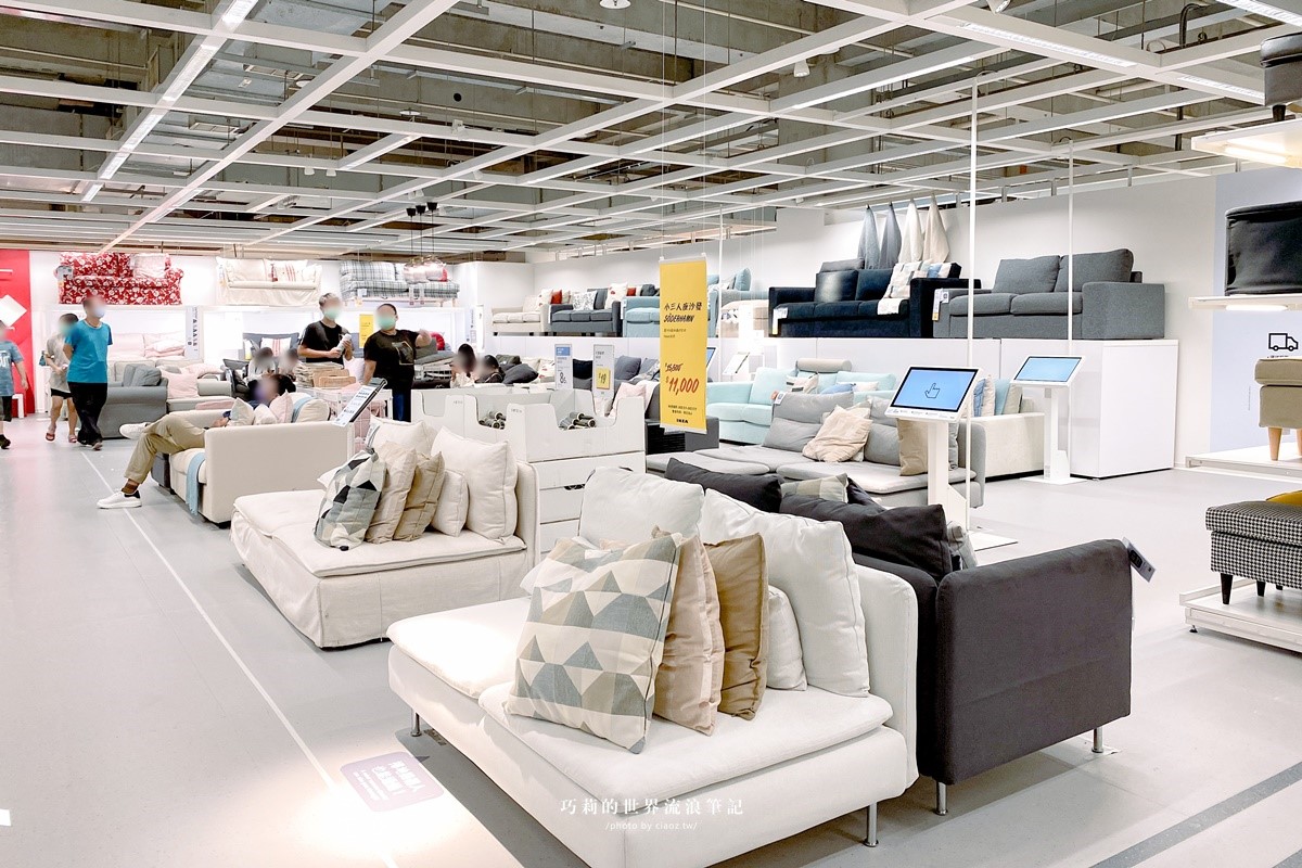 IKEA台中店 | 有事沒事最愛逛，千萬改裝搭配數位規劃，一起到IKEA尋找居家佈置靈感，全新客廳歡迎來坐坐！ @巧莉的世界流浪筆記
