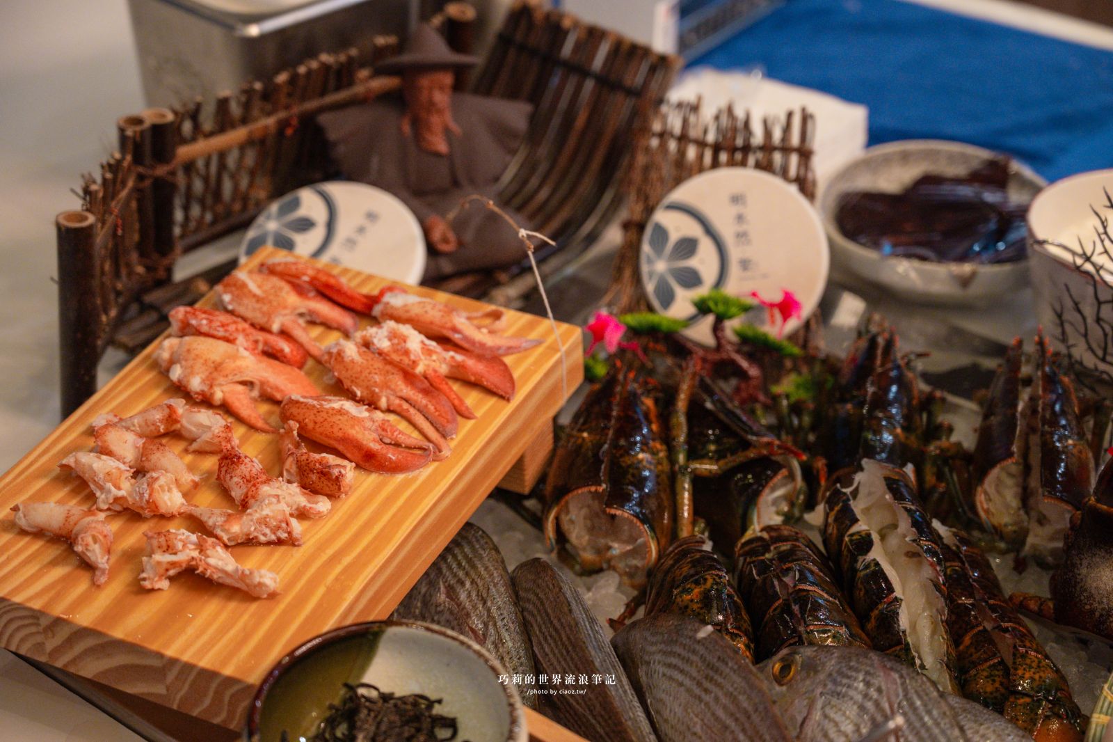 明水然・樂 台中星級店｜全球最大的無菜單鐵板燒料理品牌，波士頓活龍蝦四吃+日本A5和牛，14道日式無菜單鐵板燒只要1600元 @巧莉的世界流浪筆記