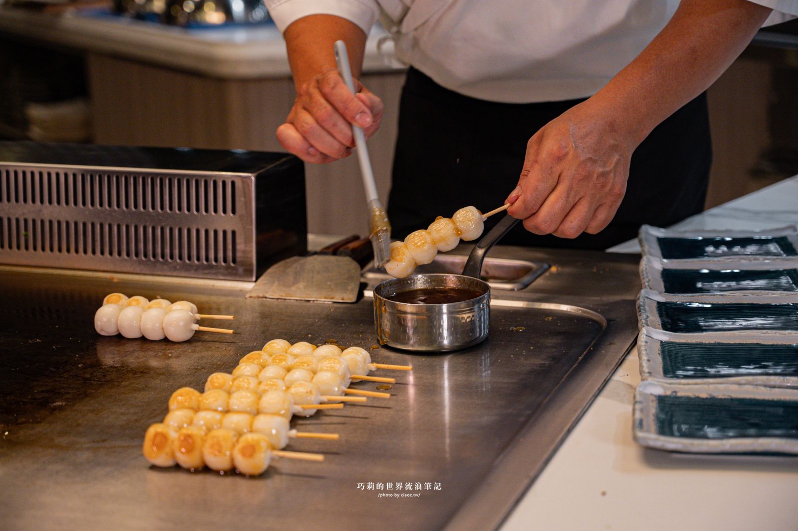 明水然・樂 台中星級店｜全球最大的無菜單鐵板燒料理品牌，波士頓活龍蝦四吃+日本A5和牛，14道日式無菜單鐵板燒只要1600元 @巧莉的世界流浪筆記