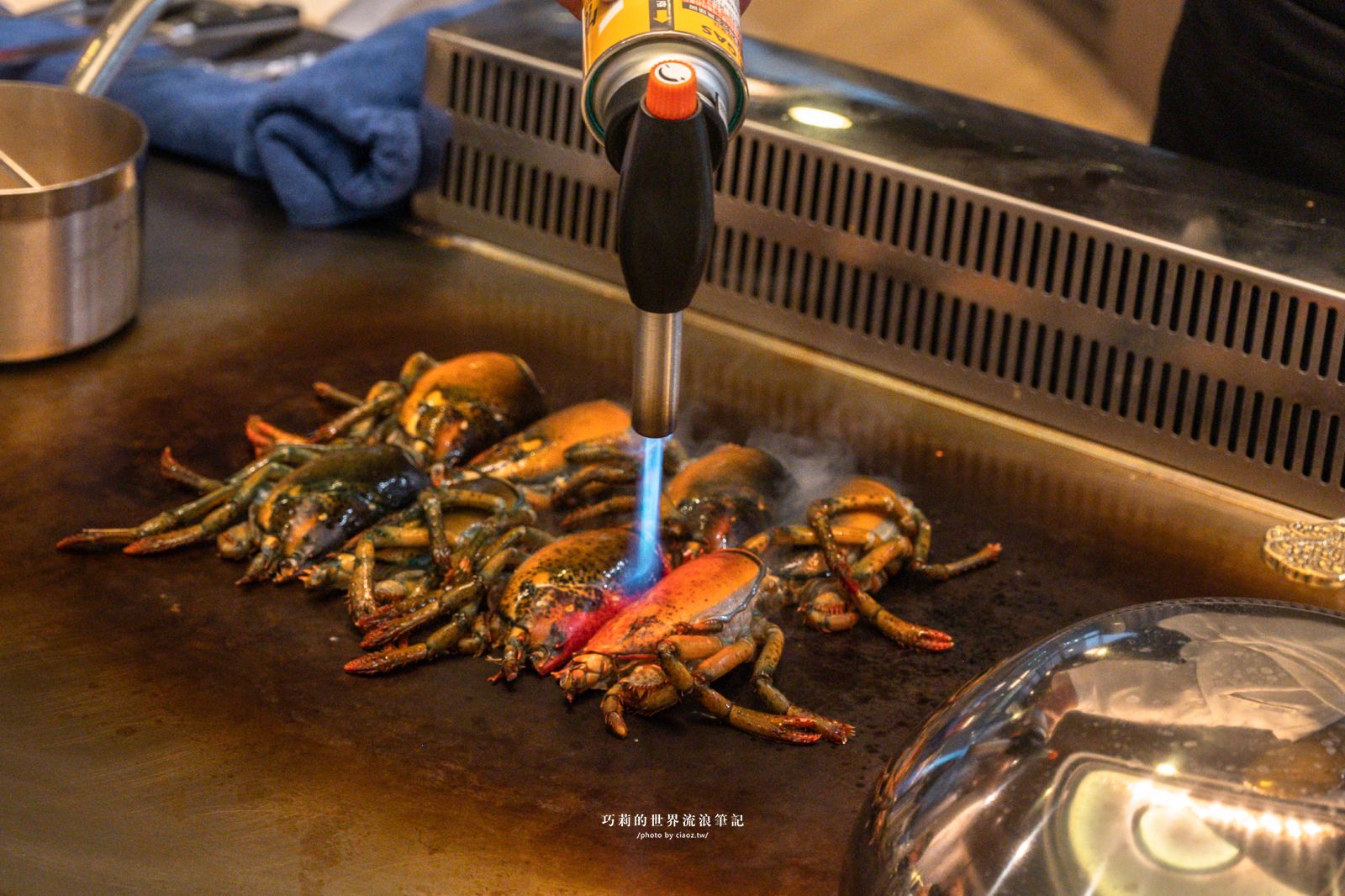 明水然・樂 台中星級店｜全球最大的無菜單鐵板燒料理品牌，波士頓活龍蝦四吃+日本A5和牛，14道日式無菜單鐵板燒只要1600元 @巧莉的世界流浪筆記
