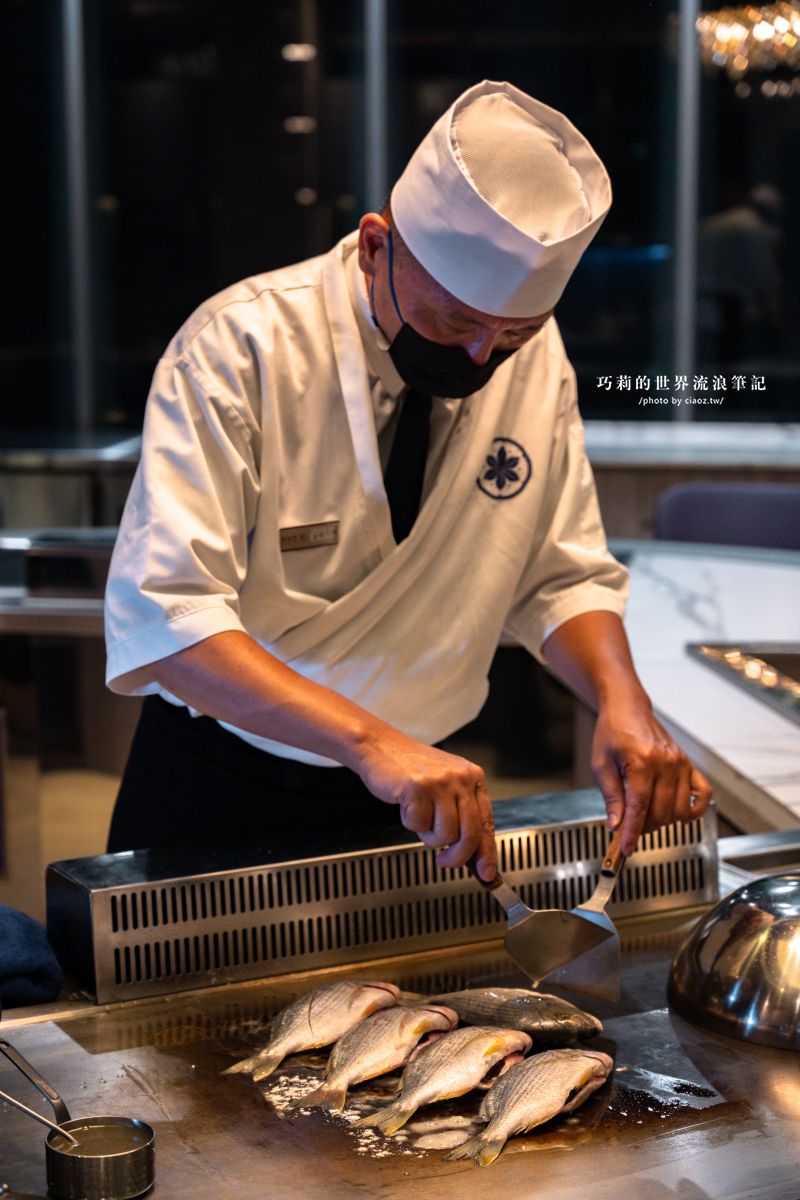 明水然・樂 台中星級店｜全球最大的無菜單鐵板燒料理品牌，波士頓活龍蝦四吃+日本A5和牛，14道日式無菜單鐵板燒只要1600元 @巧莉的世界流浪筆記
