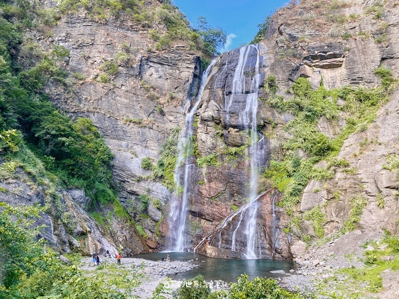 卡悠峯瀑布 | 屏東獅子鄉的彩虹・步行15分鐘即可到達的瀑布仙境 @巧莉的世界流浪筆記