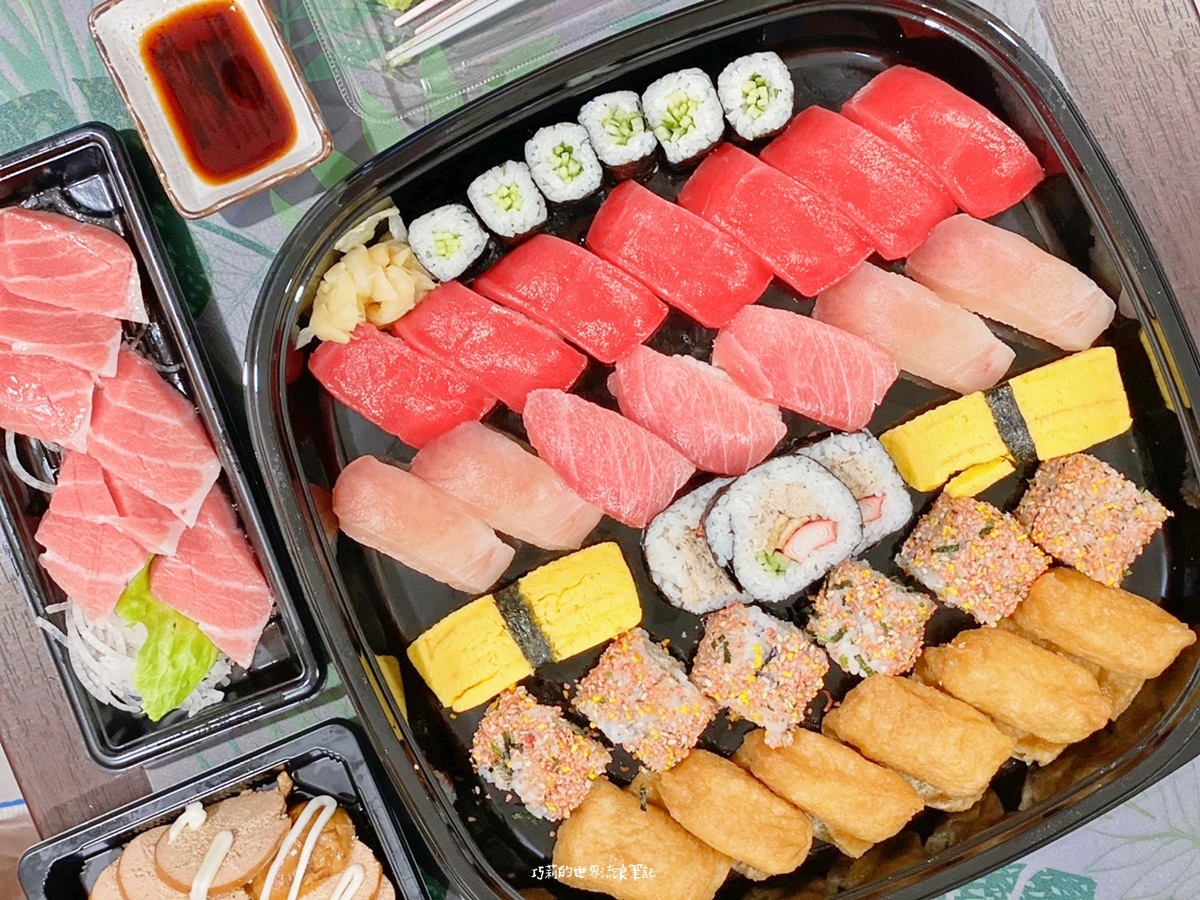 台中壽司 | 順億鮪魚專賣店 | 超好吃壽司派對招牌鮪魚生魚片 @巧莉的世界流浪筆記