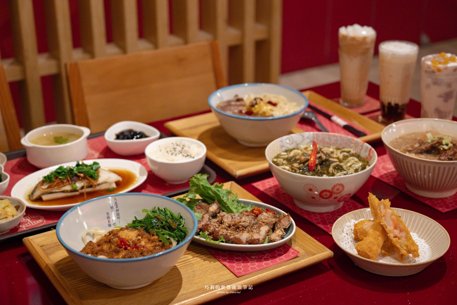 南屯美食推薦「有春茶館大墩店」台中必吃質感復刻、手路菜，2026 夏季菜單全新開箱！ @巧莉的世界流浪筆記